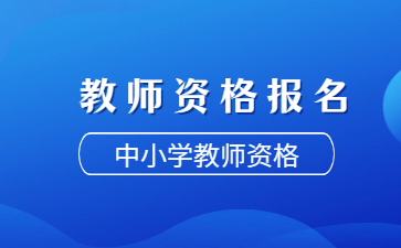 小學(xué)教師資格證報名入口